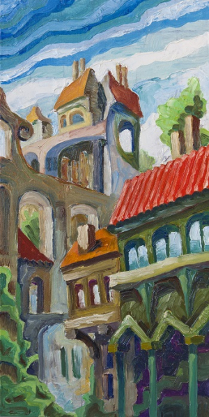 عکس باکیفیت نقاشی شهر